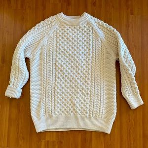 Irish knit sweater